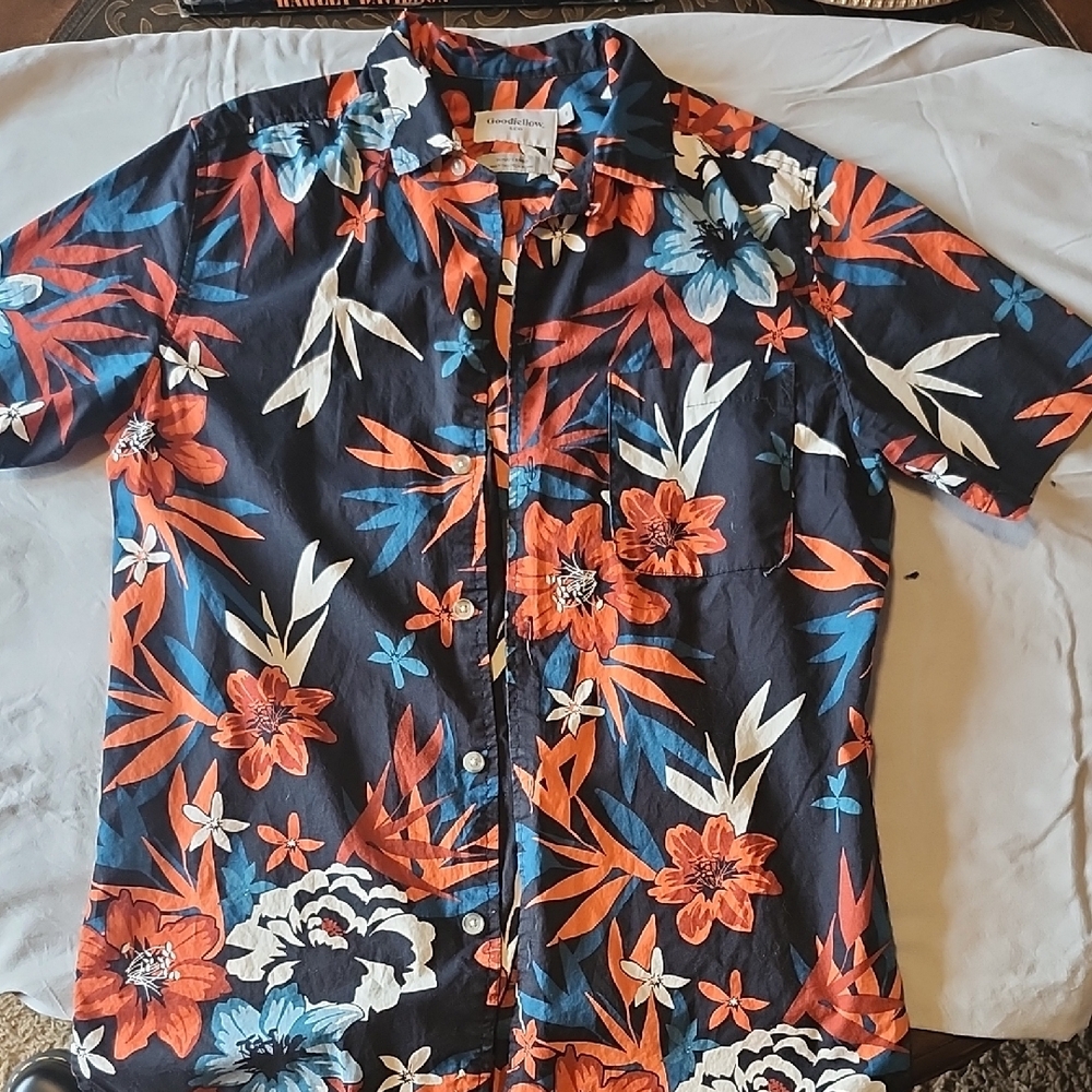 Floral Hawaiian Shirt - Multicolor